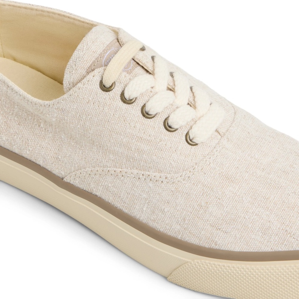 Sperry Men's Beige Canvas Sneakers